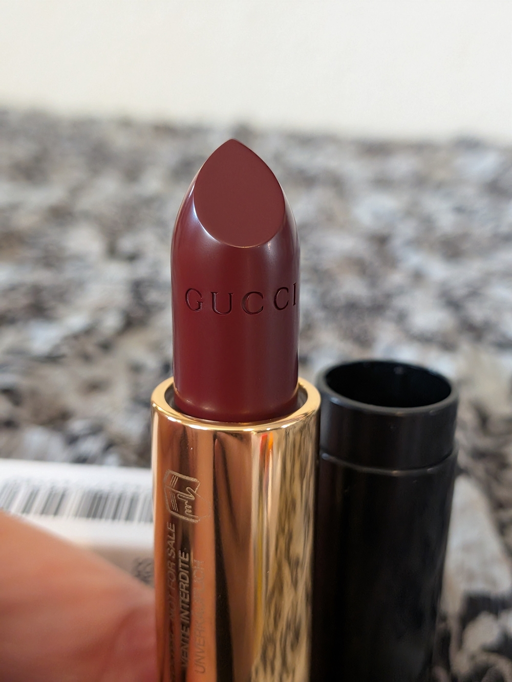 Gucci Satin Rouge à Lèvres Lipstick - Ivy Dark Red 507